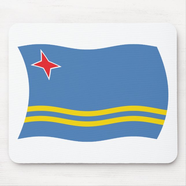 Mousepad Bandeira de Aruba (Frente)