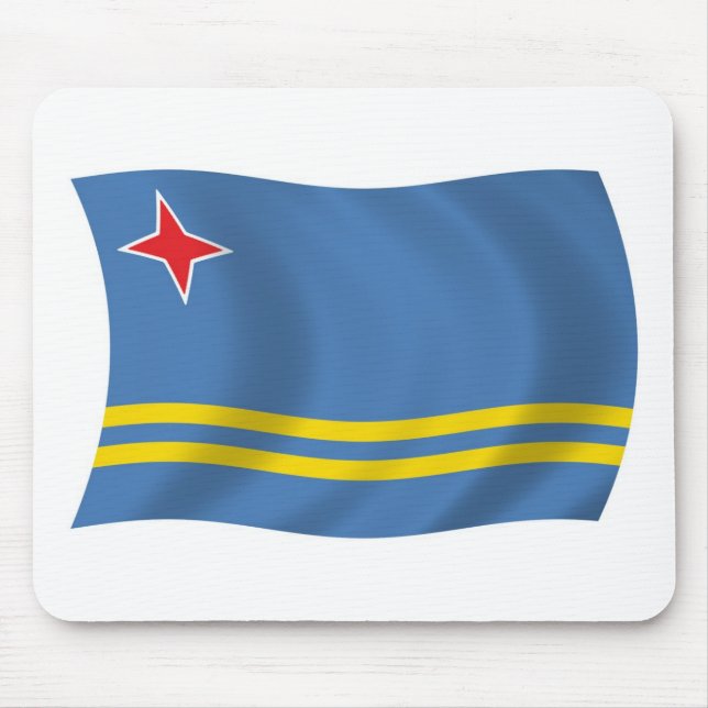 Mousepad Bandeira de Aruba (Frente)