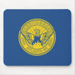 Mousepad Bandeira de Atlanta (Geórgia, EUA)