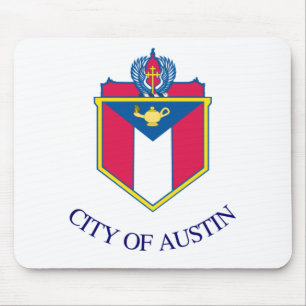Mousepad Bandeira de Austin, Texas