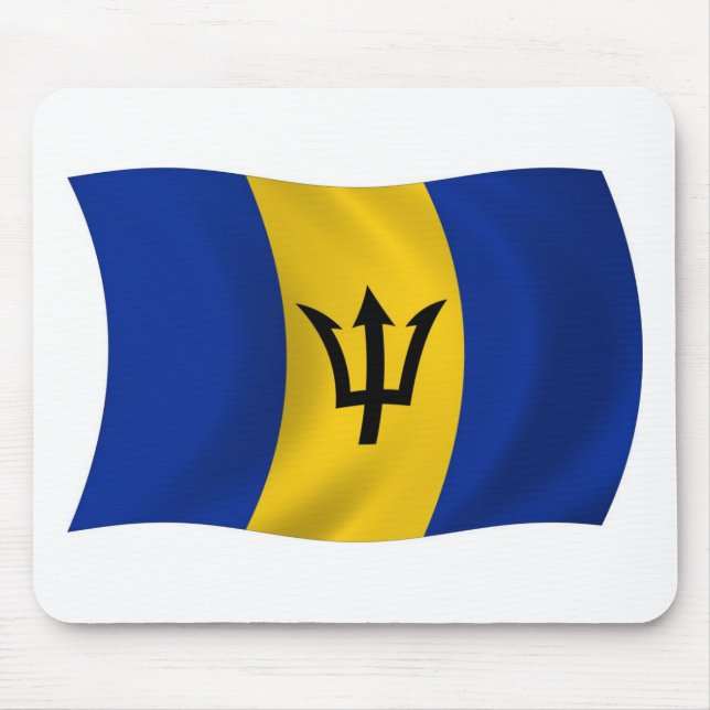 Mousepad Bandeira de Barbados (Frente)
