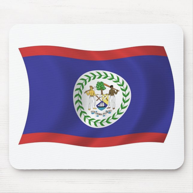Mousepad Bandeira de Belize (Frente)