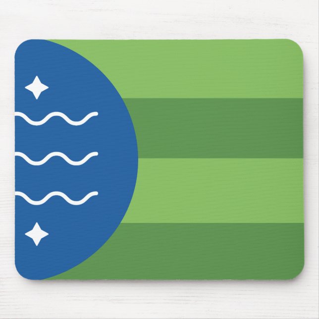 Mousepad Bandeira de Bellingham, Washington (Frente)