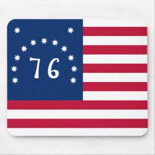 Mousepad Bandeira de Bennington: A 76 Bandeira Americana de