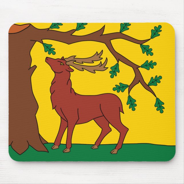 Mousepad Bandeira de Berkshire (Reino Unido) (Frente)