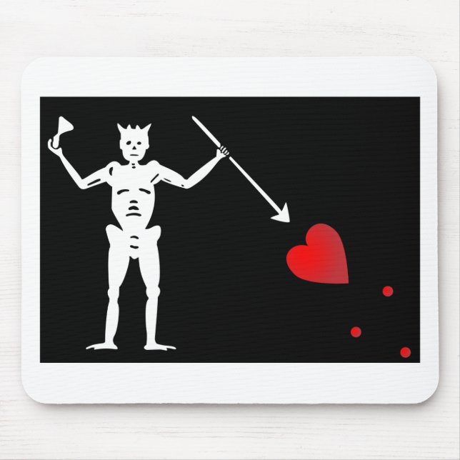 Mousepad Bandeira de BlackBeards (Edward ensina) (Frente)