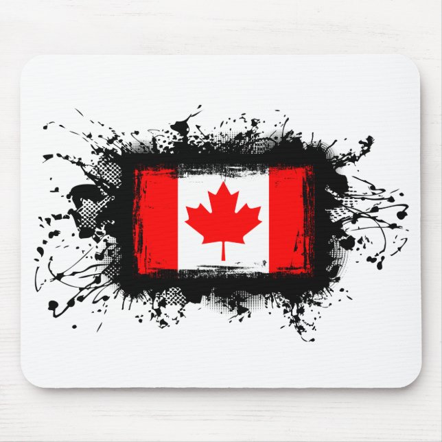 Mousepad Bandeira de Canadá (Frente)