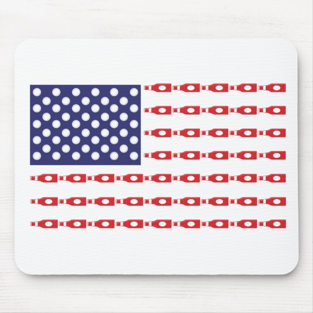 Mousepad Bandeira de Cerveja Patriótica (Frente)