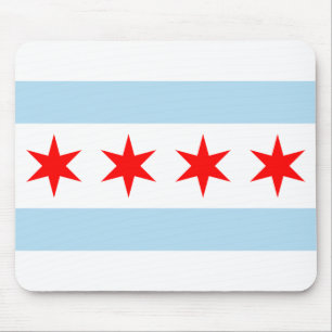 Mousepad Bandeira de Chicago