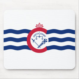 Mousepad Bandeira de Cincinnati (Ohio)