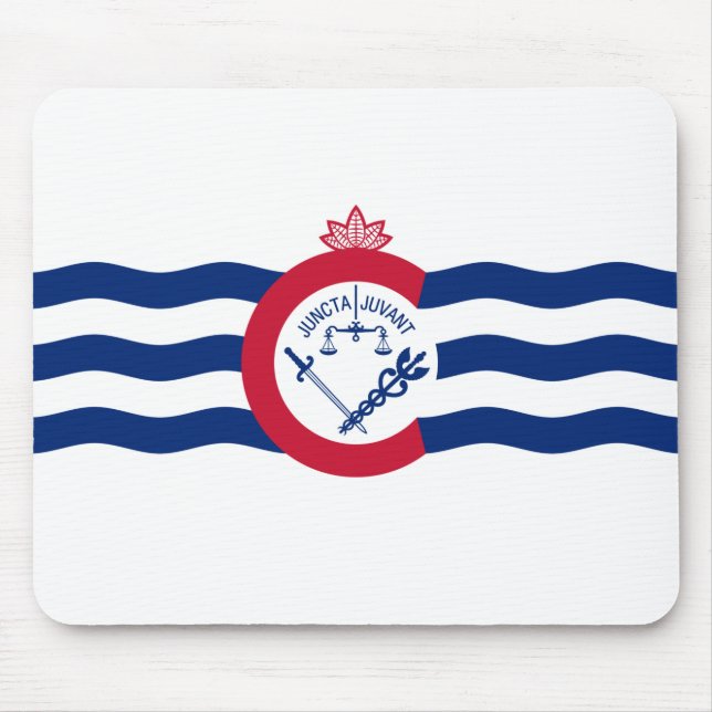 Mousepad Bandeira de Cincinnati (Ohio) (Frente)