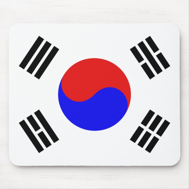Mousepad Bandeira de Coreia do Sul (Frente)