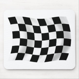 Mousepad Bandeira de Corrida Xadrez