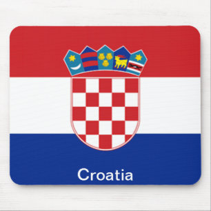 Mousepad Bandeira de Croatia
