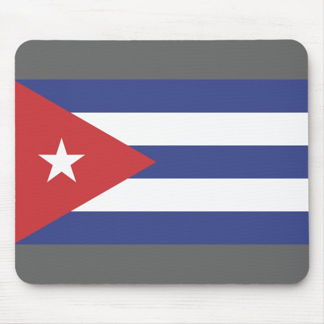 Mousepad Bandeira de Cuba (Frente)
