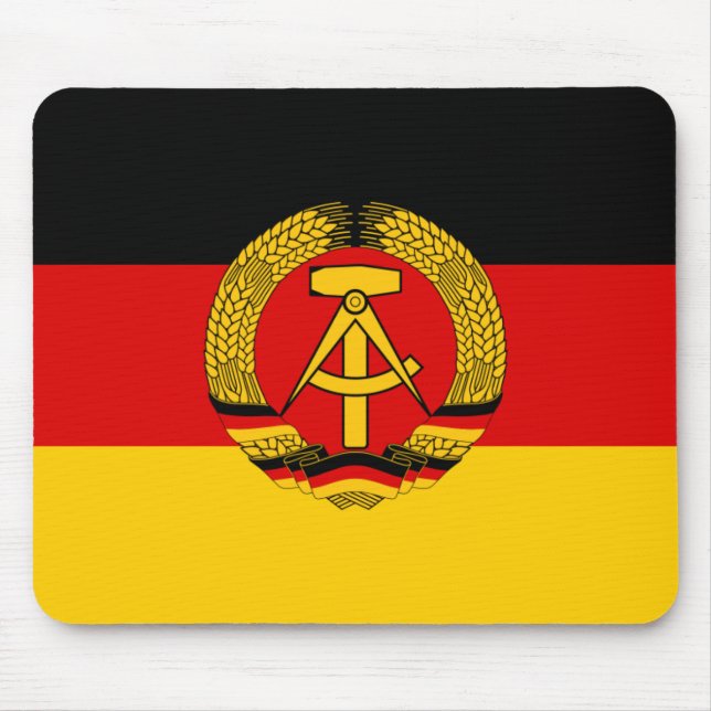 Mousepad Bandeira de East Germany (Frente)