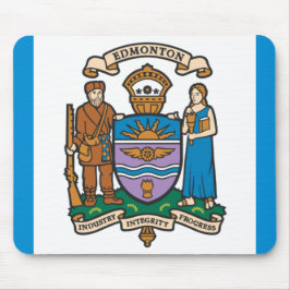 Mousepad Bandeira de Edmonton (Alberta, Canadá)