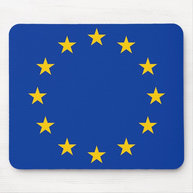 Mousepad Bandeira de Europa, bandeira européia (Frente)