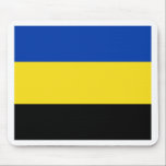 Mousepad Bandeira de Gelderland<br><div class="desc">Bandeira de Gelderland,  uma província dos Países Baixos. A bandeira é um tricolor horizontal de azul,  amarelo e preto. Suas cores se originam do casaco de braços de Gelderland que,  por sua vez,  se baseava no casaco de braços do Hertogdom Gelre.</div>