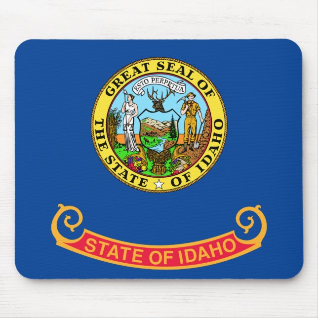 Mousepad bandeira de Idaho (Frente)