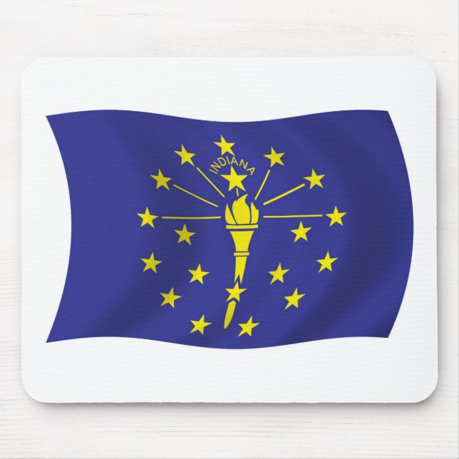 Mousepad Bandeira de Indiana (Frente)