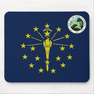 Mousepad Bandeira de Indiana