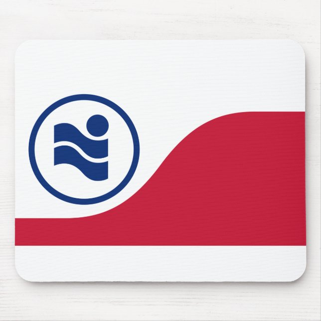 Mousepad Bandeira de Irving, Texas (Frente)