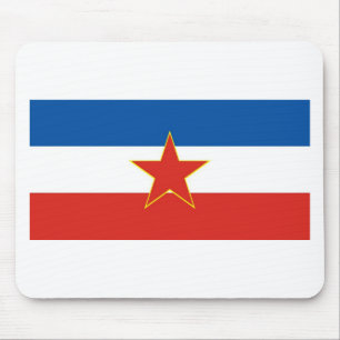 Mousepad bandeira de Jugoslávia