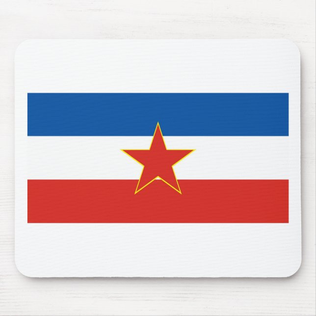 Mousepad bandeira de Jugoslávia (Frente)