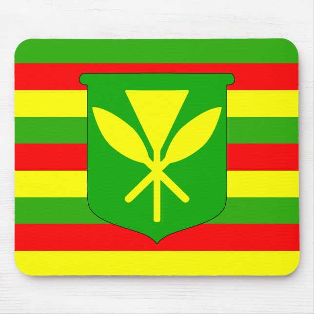 Mousepad Bandeira de Kanaka Maoli (Frente)