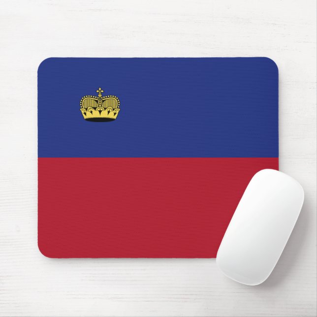 Mousepad bandeira de Liechtenstein (Com mouse)