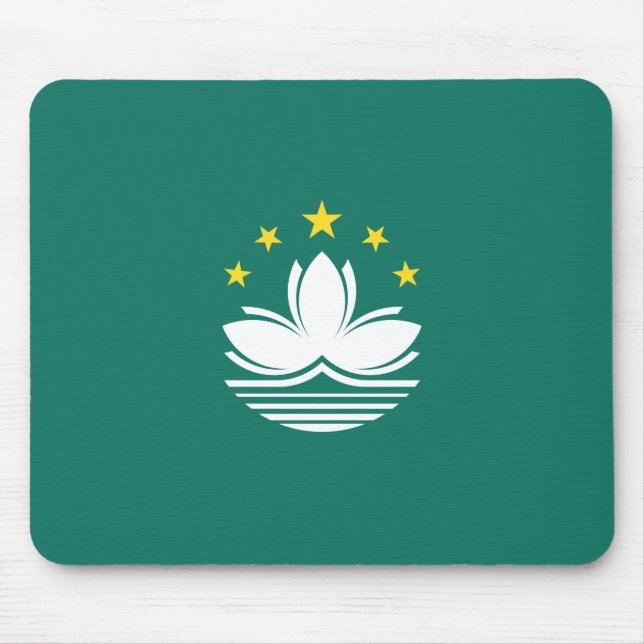 Mousepad Bandeira de Macau (região chinesa) (Frente)