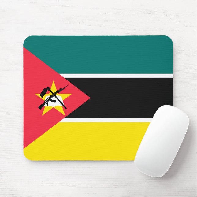 Mousepad Bandeira de Moçambique (Com mouse)