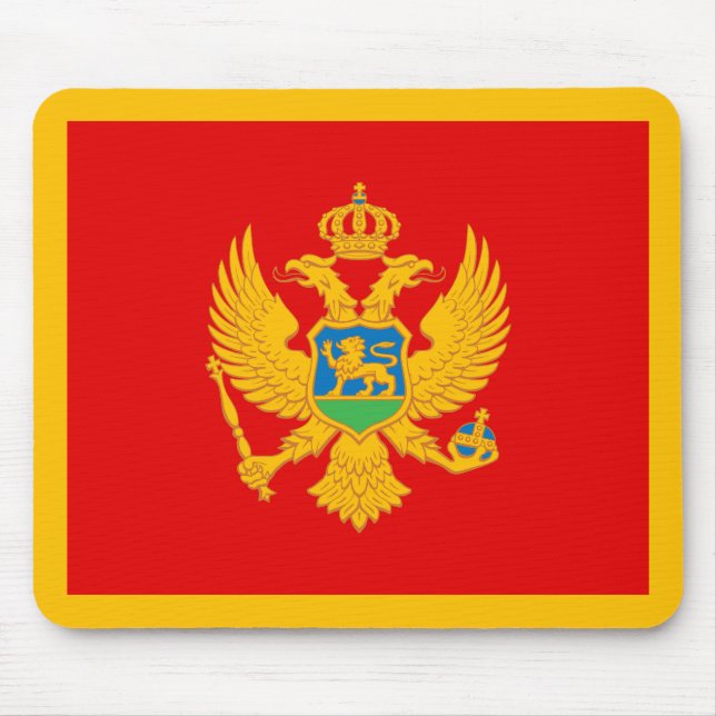 Mousepad Bandeira de Montenegro (Frente)