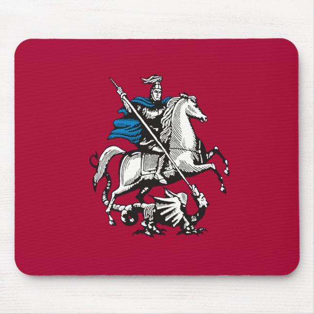 Mousepad Bandeira de Moscou (capital russa) (Frente)