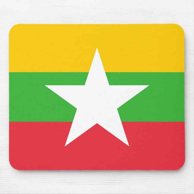 Mousepad Bandeira de Myanmar (Frente)