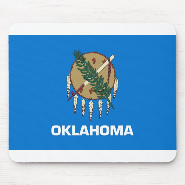 Mousepad bandeira de Oklahoma (Frente)