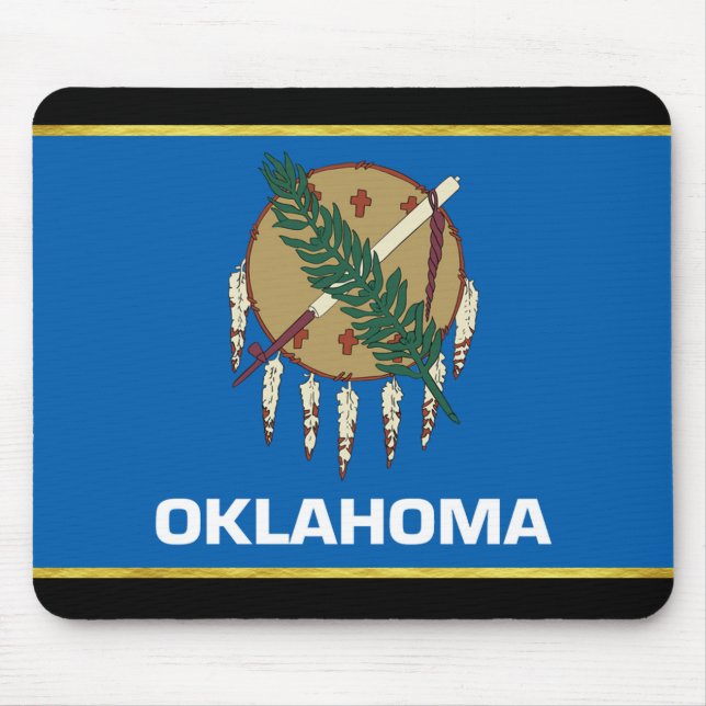 Mousepad bandeira de Oklahoma (Frente)