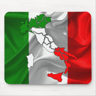 Mousepad Bandeira de ondulação italiana
