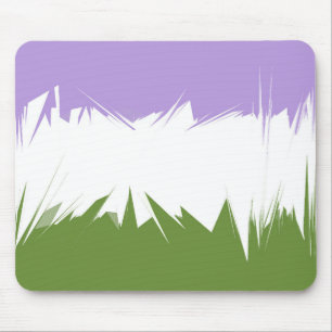 Mousepad Bandeira de Orgulho Genderqueer Abstrata
