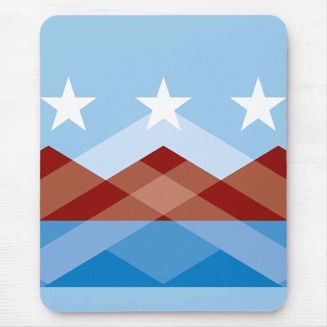 Mousepad Bandeira de Peoria, Arizona (Frente)