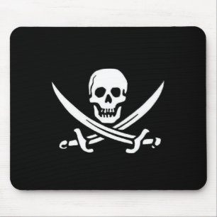 Mousepad Bandeira de pirata