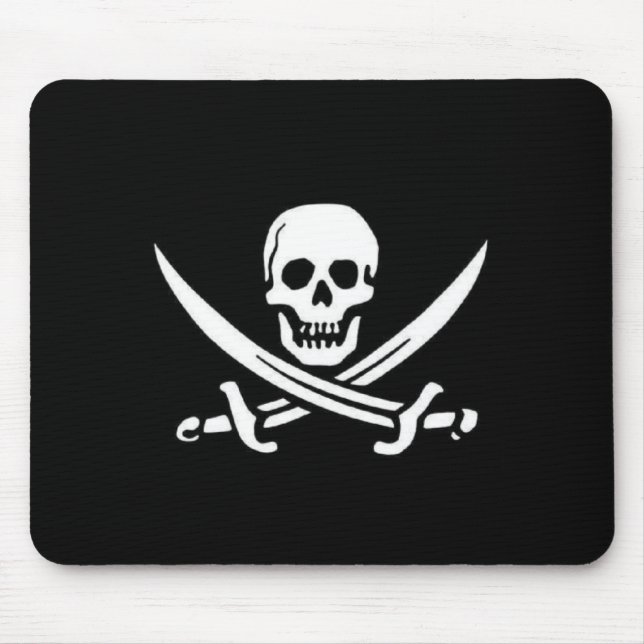Mousepad Bandeira de pirata (Frente)