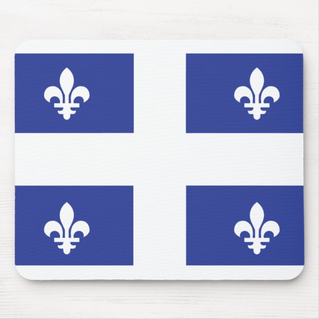 Mousepad Bandeira de Quebeque (Frente)