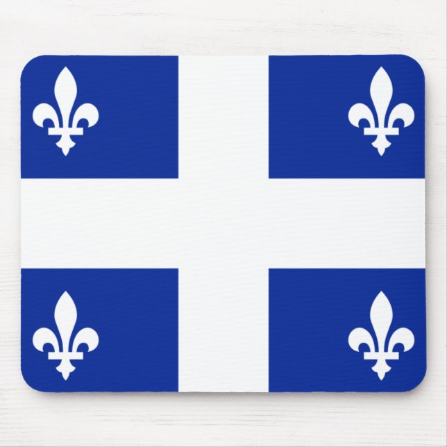 Mousepad Bandeira de Quebeque (Frente)