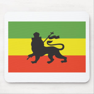 Mousepad Bandeira de Rastafarian
