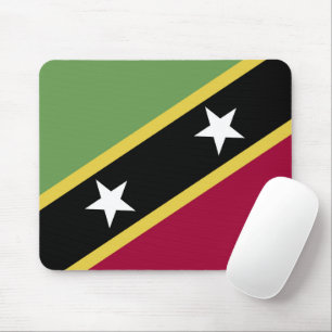 Mousepad bandeira de São Cristóvão e Nevis