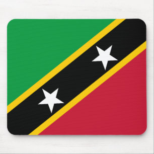 Mousepad Bandeira de São Cristóvão e Nevis