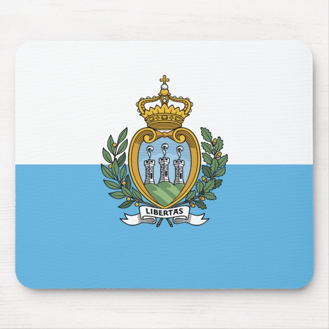Mousepad Bandeira de São Marino (Frente)