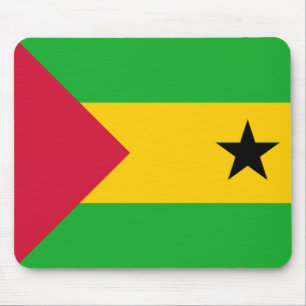 Mousepad Bandeira de São Tomé e Príncipe